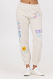 SURF WASH CREWNECK LOUNGE SET W. PATCHES