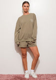 HAPPY HOUR SWEATSHIRT/SHORT SET