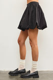 BUBBLE HEM MINI SKIRT