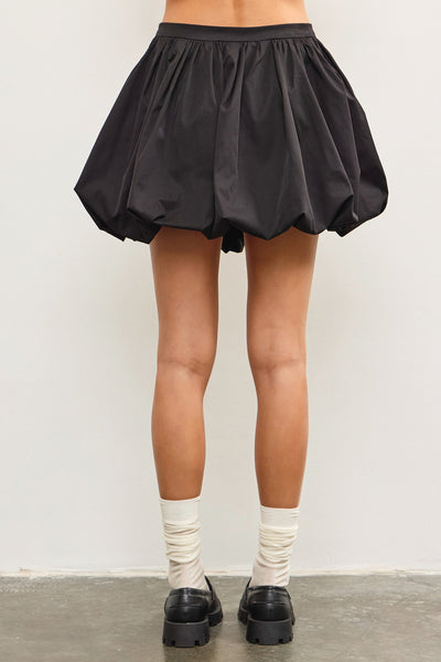 BUBBLE HEM MINI SKIRT