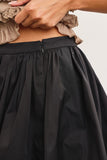 BUBBLE HEM MINI SKIRT