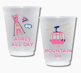 Apres All Day Shatterproof Frost Flex Plastic Cups (10)