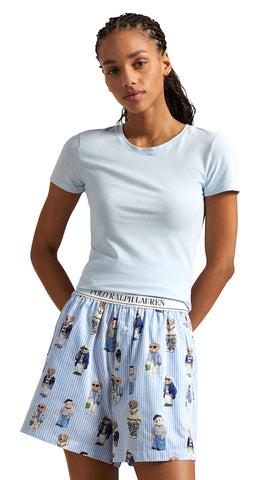 French Terry Short Sleeve Lounge/PJ Set