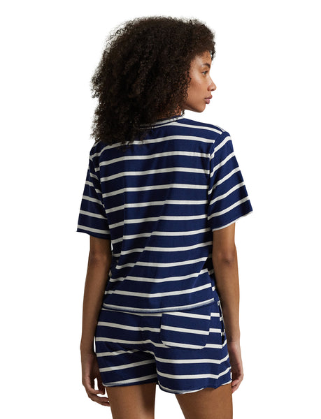 French Terry Short Sleeve Lounge/PJ Set