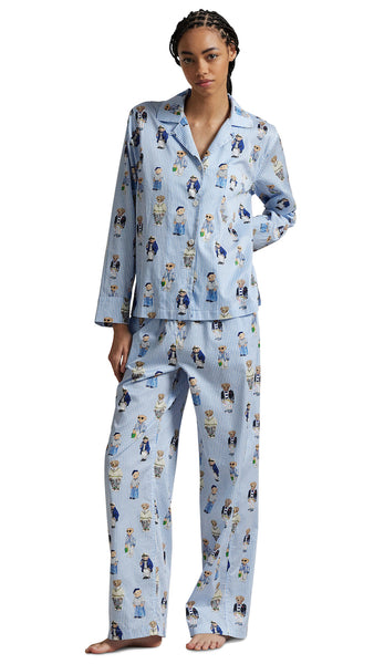 Madison All Over Polo Bear PJ Set