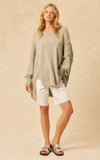 Carter Sweater - Grey Cloud