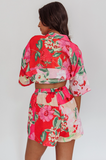 Two Piece Floral Print Set