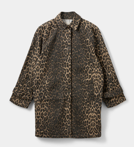 FILIPASW TOPPER COAT - LIGHT BROWN LEOPARD