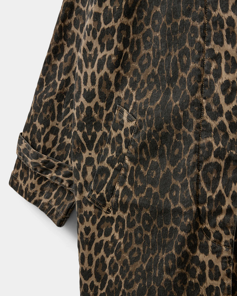 FILIPASW TOPPER COAT - LIGHT BROWN LEOPARD