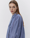 ELYNSW SHIRT - BLUE STRIPED