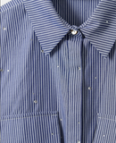 ELYNSW SHIRT - BLUE STRIPED