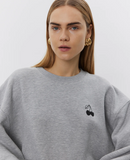 ELISW SWEATSHIRT - GREY MELANGE