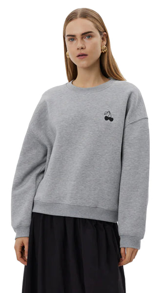 ELISW SWEATSHIRT - GREY MELANGE