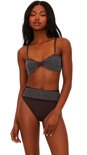 Paula & Highway Rhinestone Bikini Set - Java Jewel