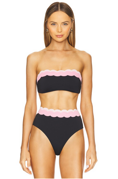 Sybil Top & Harriet High Rise Bikini Set - Sweet Berry Wave