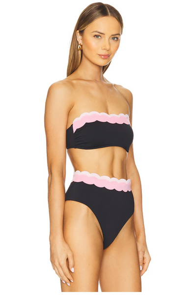 Sybil Top & Harriet High Rise Bikini Set - Sweet Berry Wave