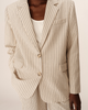 PIA PINSTRIPE TAILORED BLAZER