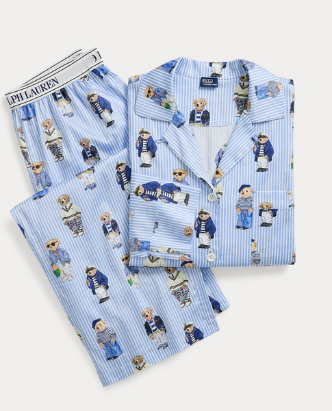 Madison All Over Polo Bear PJ Set