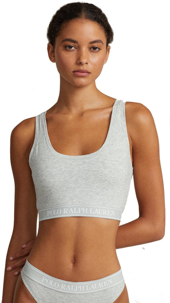 Polo Logo Scoop Cropped Tank