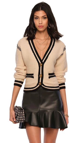 KENYA VARSITY CARDIGAN