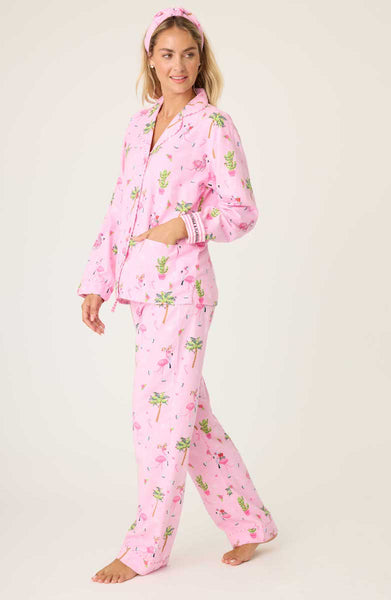 Flamingo Flannel PJ Set