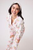 Love 'U' So Matcha Cozy Flannel PJ Set